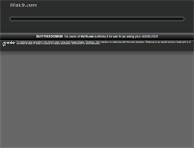 Tablet Screenshot of fifa19.com